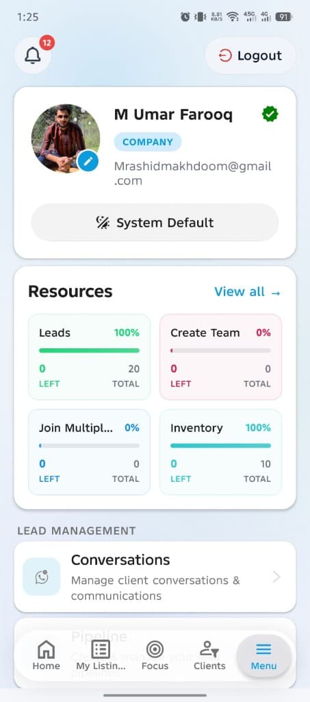 VIQ CRM mobile profile and resources