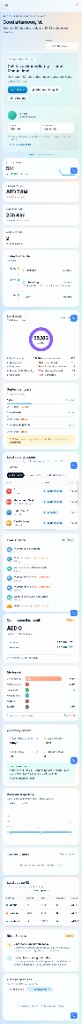 VIQ CRM dashboard on iPhone